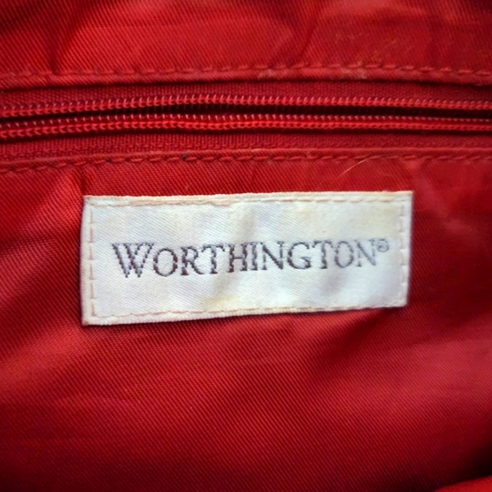 Worthington Cross Body Red Crocheted   Purse (Small) - Picture 5 of 5